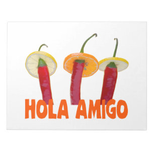 Bloco De Notas Hola Amigo