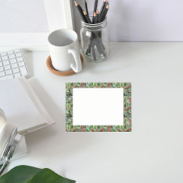 Bloco De Notas Holly Leaves e Red Berries Feriado