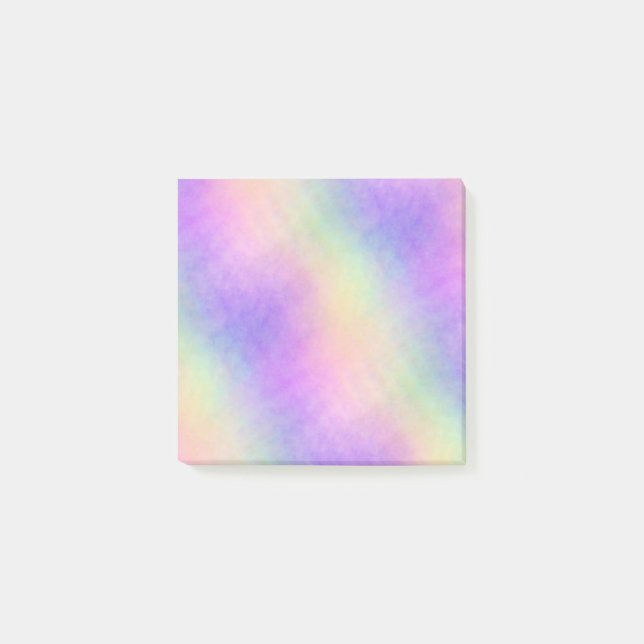 Bloco De Notas holo rainbow soft ombre : (Frente)