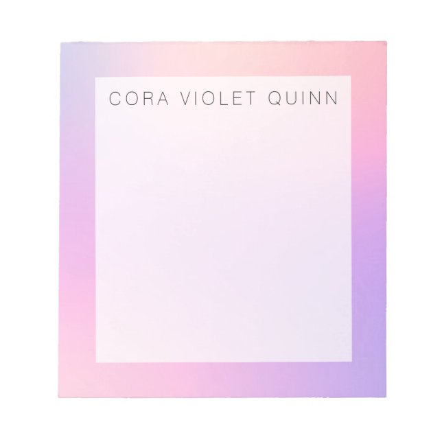 Bloco de notas holográfico (Frente)