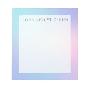 Bloco De Notas Holographic Ombre