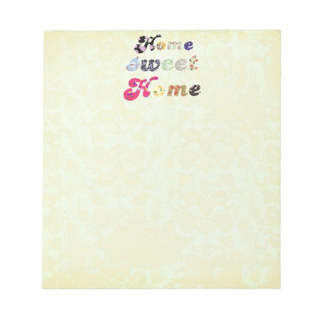 Bloco De Notas Home Sweet Home (Frente)