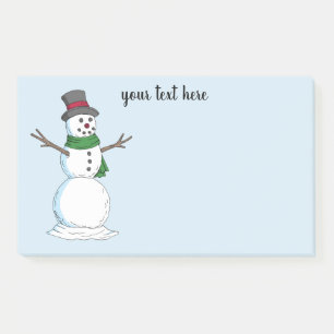 Bloco De Notas Homem de neve