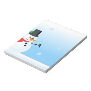 Bloco De Notas Homem de neve