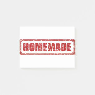 Bloco De Notas Homemade escrito