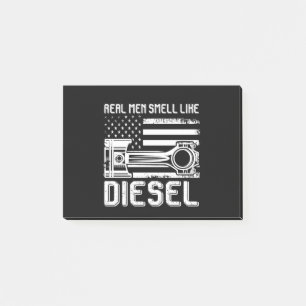 Bloco De Notas Homens Reais Cheiram A Presente Mecânico Diesel E