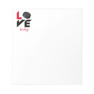 Bloco De Notas Hóquei do amor