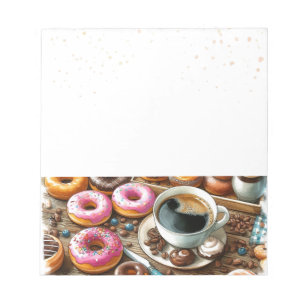 Bloco De Notas Hora de Donut e Café