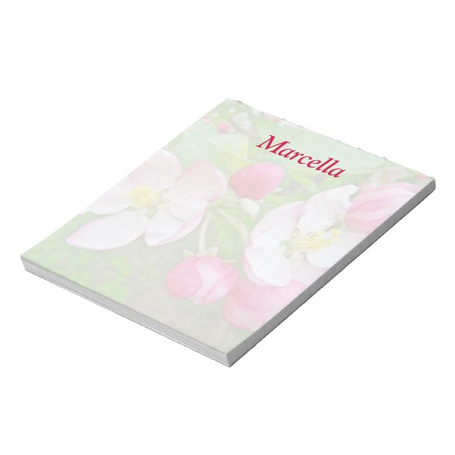 Bloco De Notas Hora do Flor de Maçã (Invertido)