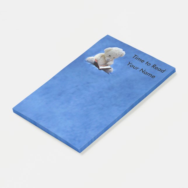 Bloco De Notas Hora do Ursinho Ler 4 x 6 (Inclinado)