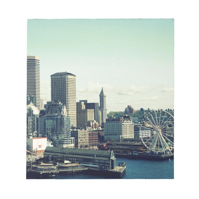 Bloco De Notas Horizonte de Seattle (Frente)