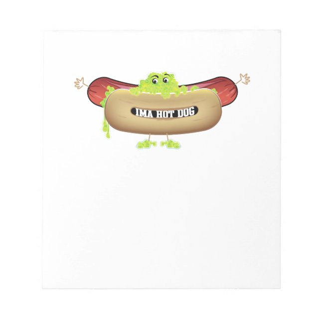 BLOCO DE NOTAS HOT DOG MAN (Frente)