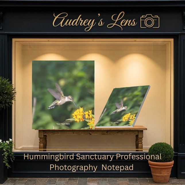 Bloco De Notas Hummingbird Sanctuary Professional Photography  (Criador carregado)