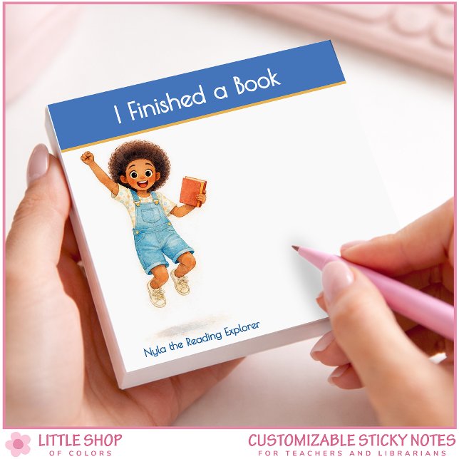 Bloco De Notas I Finished a Book Personalized Book Lover (Criador carregado)