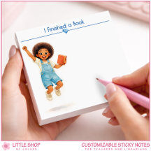 I Finished a Book Personalized Book Lover