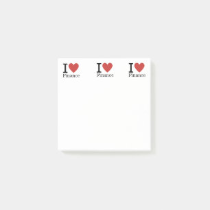 Bloco De Notas I ❤️ Love Finance - Departamento de Finanças -
