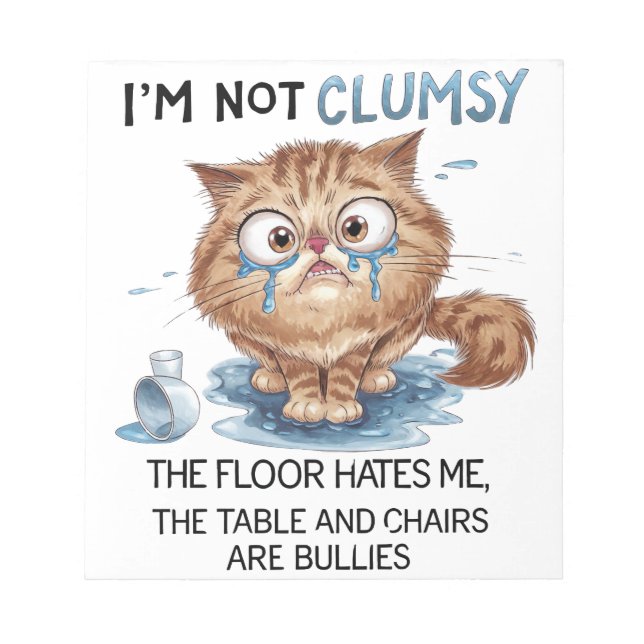Bloco De Notas I’m Not Clumsy  (Frente)