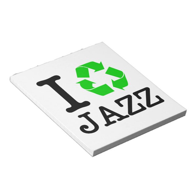 Bloco De Notas I Reciclar Jazz (Inclinado)