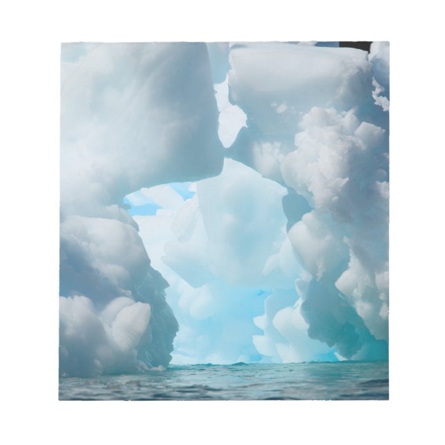 Bloco De Notas Icebergs fora da ponta sul da América do Sul (Frente)