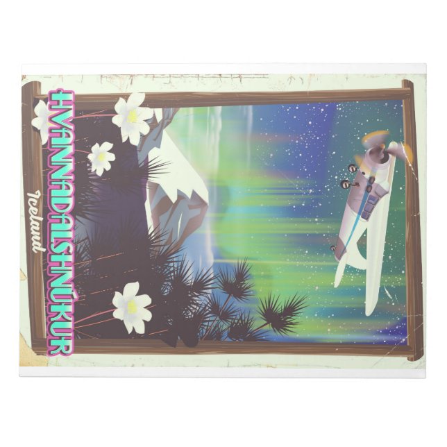 Bloco De Notas iceland Hvannadalshnúkur (Frente)