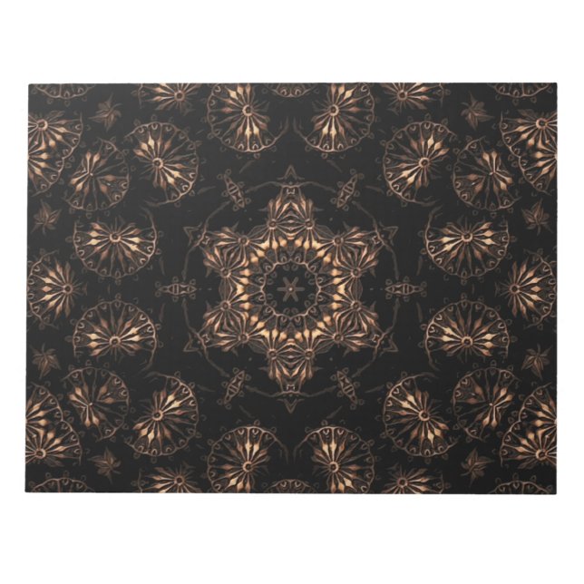 Bloco De Notas Idade do Bronze Mandala (Frente)