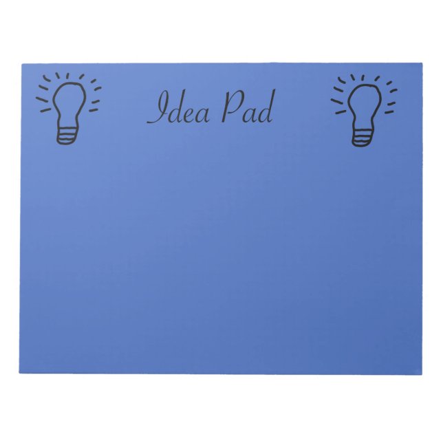 Bloco De Notas Ideia Pad Azul (Frente)