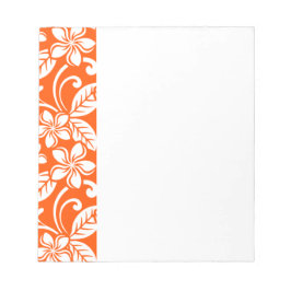 BLOCO DE NOTAS ILHA PLUMÉRIA (MUITO LARANJA)