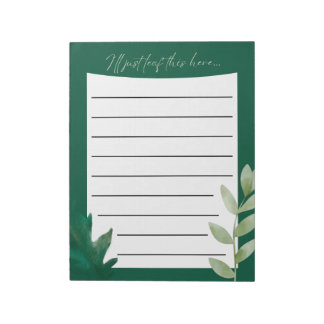 Bloco De Notas I'll Just Leaf This Here... Notepad