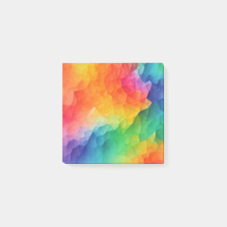 Bloco De Notas illustration abstraite couleurs de l'arc-en-ciel