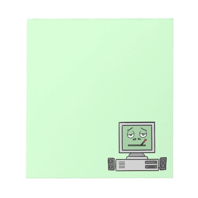 Bloco De Notas Iluminação de Computadores (Frente)