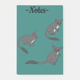 Bloco De Notas Ilustração Adorável de Bushbabies