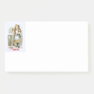 Bloco De Notas Ilustração da Alice do Enfermeiro - Beba-me