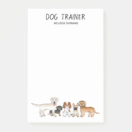 Bloco De Notas Ilustração de Cachorros de Desenho Animado Fofo - 