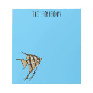 Bloco De Notas Ilustração de desenho animado de Angelfish