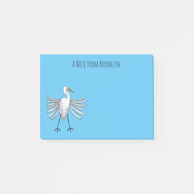 Bloco De Notas ilustração de desenho animado de aves do excelente (Frente)