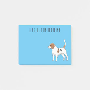 Bloco De Notas Ilustração de desenho animado de cachorro Beagle