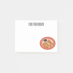 Bloco De Notas Ilustração de desenho animado de Churro