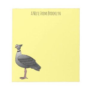 Bloco De Notas Ilustração de desenho animado de pássaros no sul