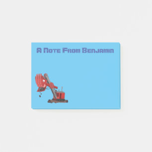Bloco De Notas Ilustração de desenho animado de tiragem de pás