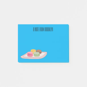 Bloco De Notas Ilustração de desenho de Macaron