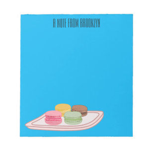 Bloco De Notas Ilustração de desenho de Macaron