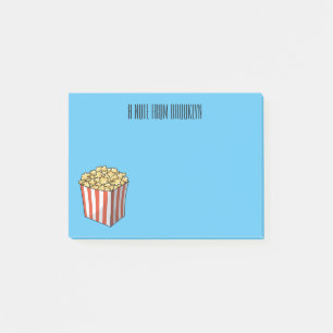 Bloco De Notas Ilustração de desenho de pipoca