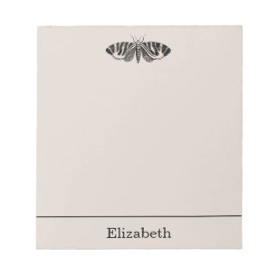 Bloco De Notas Ilustração de Mama Vintage Preta e Buff