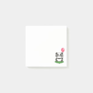 Bloco De Notas Ilustração de Panda Bonita