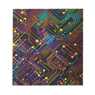 Bloco De Notas Ilustração do design do Conselho de circuito
