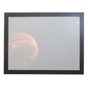 Bloco De Notas Ilustração Do Exoplaneta Vhs 1256 B E Das Suas Est