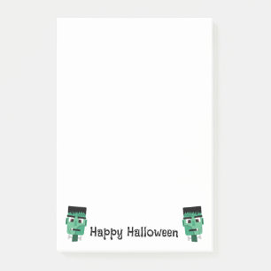 Bloco De Notas Ilustração do Monstro de Frankenstein