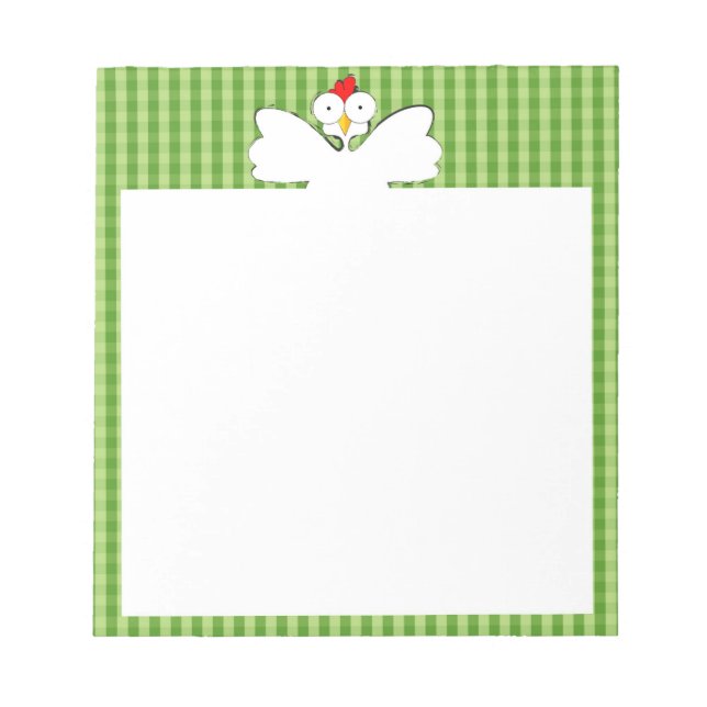 Bloco De Notas Ilustração em frango (Frente)