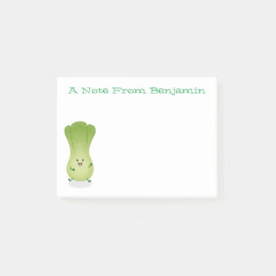 Bloco De Notas Imagem de desenho animado bonito de "baby bok choy