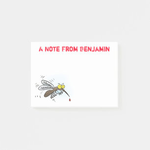 Bloco De Notas Imagem de desenho animado de insetos mosquitos eng